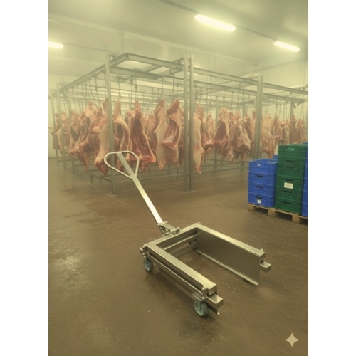 50x35 cm GIDA UYUMLU PASLANMAZ TA�IMA ARABASI