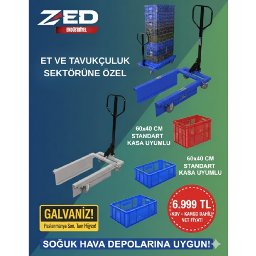 60x40 cm GIDA ve OTOMOT�V UYUMLU GALVAN�Z TA�IMA ARABASI